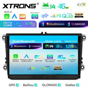 Android Autoradio Xtrons für VW Skoda Seat 8/128 GB – IMH94MTVL-02 CPII