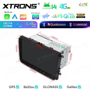 Android Autoradio Xtrons für VW Skoda Seat 8/128 GB – IMH94MTVL-13 CPII