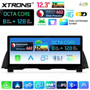 Android Multimedia Player Xtrons für BMW 5er F10/F11 CIC-System 8/128 GB – QBBHW24FVCI-05 CPII