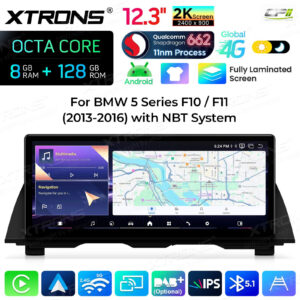 Android Multimedia Player Xtrons für BMW 5er F10/F11 NBT-System 8/128 GB – QBBHW24FVNB-01 CPII
