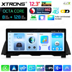 Android Multimedia Player Xtrons für BMW 5er F10/F11 NBT-System 8/128 GB – QBBHW24FVNB-02 CPII
