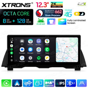 Android Multimedia Player Xtrons für BMW 5er F10/F11 NBT-System 8/128 GB – QBBHW24FVNB-08 CPII
