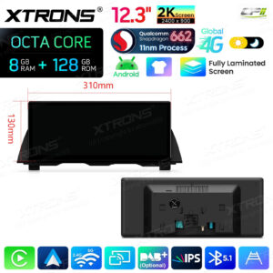 Android Multimedia Player Xtrons für BMW 5er F10/F11 NBT-System 8/128 GB – QBBHW24FVNB-15 CPII
