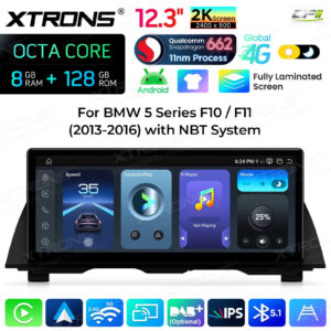 Android Multimedia Player Xtrons für BMW 5er F10/F11 NBT-System 8/128 GB