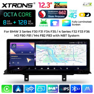 Android Autoradio Xtrons QBBHW24THNBL für BMW 3er/4er/M3/M4 LHD NBT-System 8/128 GB Abverkauf – QBBHW24THNBL-01 CPII