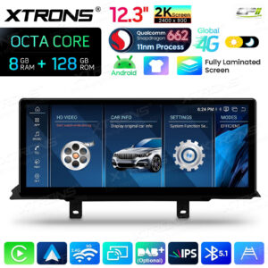 Android Autoradio Xtrons QBBHW24THNBL für BMW 3er/4er/M3/M4 LHD NBT-System 8/128 GB Abverkauf – QBBHW24THNBL-04 CPII