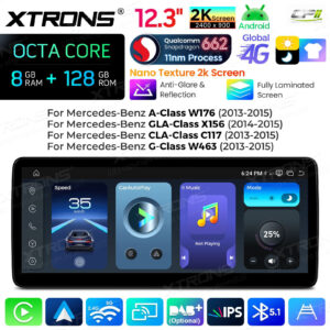 Android Multimedia Player Xtrons für Mercedes-Benz A/CLA/GLA/G-Class 8/128 GB