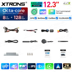 Android Autoradio Xtrons für BMW BMW 3er E90/E91/E92/E93/M3 (2009-2012) CIC – QGB24CIB12E92-02 CPII