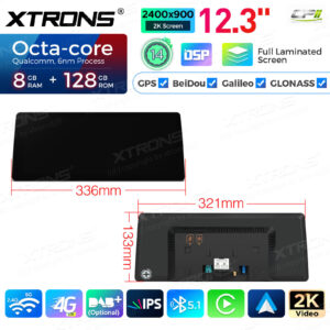 Android Autoradio Xtrons für BMW BMW 3er E90/E91/E92/E93/M3 (2009-2012) CIC – QGB24CIB12E92-03 CPII