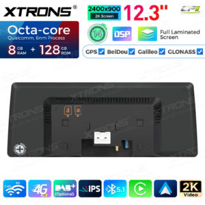 Android Autoradio Xtrons für BMW 1er E81/E82/E87/E88 2006-2012 ohne Originaldisplay 8/128GB 12,3 Zoll