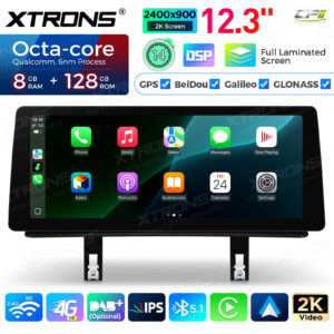 Android Autoradio Xtrons für BMW 1er E81/E82/E87/E88 2006-2012 ohne Originaldisplay 8/128GB 12,3 Zoll