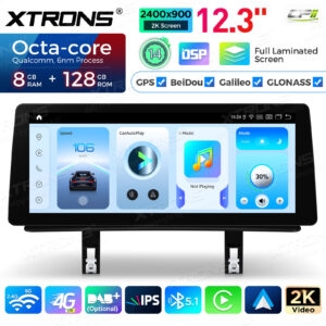 Android Autoradio Xtrons für BMW 1er E81/E82/E87/E88 2006-2012 ohne Originaldisplay 8/128GB 12,3 Zoll