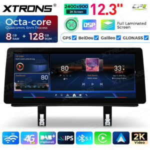 Android Autoradio Xtrons für BMW 1er E81/E82/E87/E88 2006-2012 ohne Originaldisplay 8/128GB 12,3 Zoll