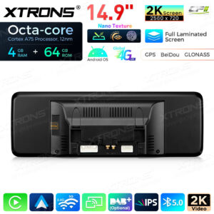 Android Autoradio Xtrons für Mercedes-Benz M-Klasse W166 / GL-Klasse X166 4/64 GB – QLM4245MLS-08 CPII