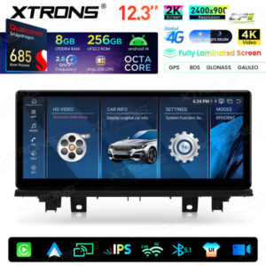Android Autoradio Xtrons für BMW X1 F48/X2 F39 EVO System 8/256 GB – QWBX24EVB12X1N-04 CPII