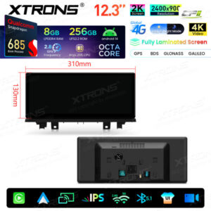 Android Autoradio Xtrons für BMW X1 F48/X2 F39 EVO System 8/256 GB – QWBX24EVB12X1N-14 CPII