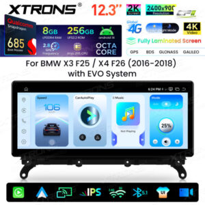 Android Autoradio Xtrons für BMW BMW X3 F25/ X4 F26 (2016-2018) EVO System 8/256 GB