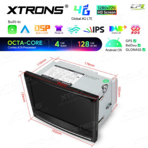 Android Autoradio Xtrons für Porsche 911 (997)/Cayman (987)/Boxster (987) 4/128 GB – IAH84CMPL-10 CPII