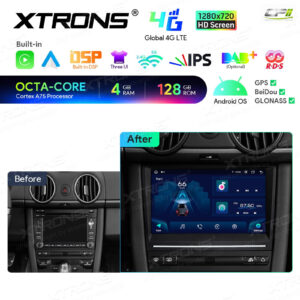 Android Autoradio Xtrons für Porsche 911 (997)/Cayman (987)/Boxster (987) 4/128 GB – IAH84CMPL-13 CPII