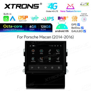 Android Autoradio Xtrons für Porsche Macan mit PCM 3.1 System 4/128 GB