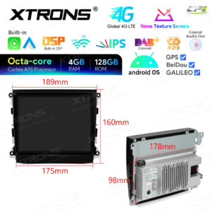 Android Autoradio Xtrons für Porsche Panamera mit PCM 3.1 System 2010-2016 4/128 GB – IAH84PMPT-10 CPII