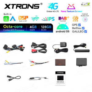 Android Autoradio Xtrons für Porsche Panamera mit PCM 3.1 System 2010-2016 4/128 GB – IAH84PMPT-12 CPII