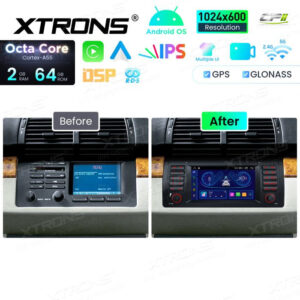 Android Autoradio Xtrons für BMW X5 E53 (1999-2006) 2/64 GB – IDS7053BL-11 CPII