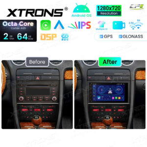 Android Autoradio Xtrons für Audi/SEAT 2/64 GB – IDS80A4AL-11 CPII
