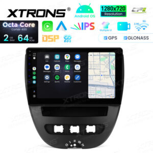 Android Autoradio Xtrons für Toyota Aygo /Peugeot 107 /Citroen C1 (2005-2014) 2/64 GB – IDSP10AGT-05 CPII