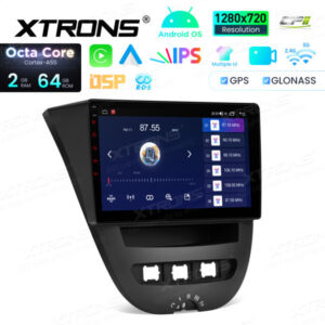 Android Autoradio Xtrons für Toyota Aygo /Peugeot 107 /Citroen C1 (2005-2014) 2/64 GB – IDSP10AGT-08 CPII