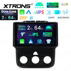 Android Autoradio Xtrons für Dodge RAM 1500/2500/3500 (2013–2018) 2/64 GB – IDSP90RMD-02 CPII