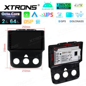 Android Autoradio Xtrons für Dodge RAM 1500/2500/3500 (2013–2018) 2/64 GB – IDSP90RMD-09 CPII