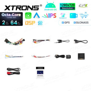 Android Autoradio Xtrons für Dodge RAM 1500/2500/3500 (2013–2018) 2/64 GB – IDSP90RMD-10 CPII