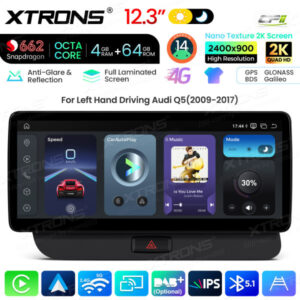 Android Autoradio Xtrons für Audi Q5 (2009-2017) 4/128 GB – QBA24Q5CL-03 CPII