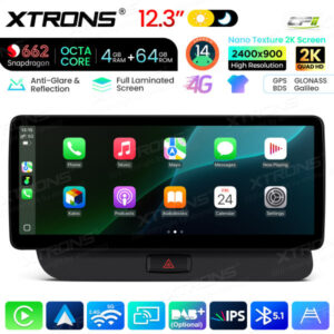Android Autoradio Xtrons für Audi Q5 (2009-2017) 4/128 GB – QBA24Q5CL-04 CPII