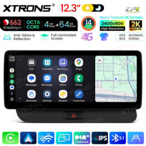 Android Autoradio Xtrons für Audi Q5 (2009-2017) 4/128 GB – QBA24Q5CL-05 CPII