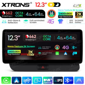 Android Autoradio Xtrons für Audi Q5 (2009-2017) 4/128 GB – QBA24Q5CL-06 CPII