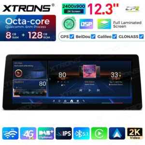Android Autoradio Xtrons für BMW 3er E90/E91/E92/E93/M3 (2004–2008) CCC-System 8/128 GB – QGB24CCB12E92-02 CPII