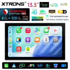 Android Autoradio Xtrons für Range Rover L405/L494 mit Bosch-System 8/128 GB – QIRH33RRVSB-04 CPII