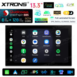 Android Autoradio Xtrons für Range Rover L405/L494 mit Bosch-System 8/128 GB – QIRH33RRVSB-05 CPII