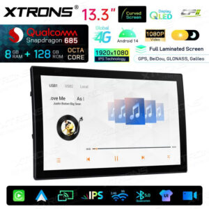 Android Autoradio Xtrons für Range Rover L405/L494 mit Bosch-System 8/128 GB – QIRH33RRVSB-07 CPII