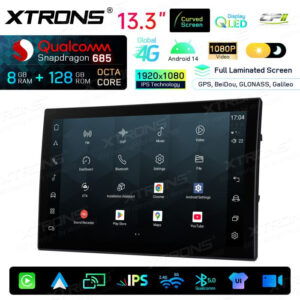 Android Autoradio Xtrons für Range Rover L405/L494 mit Bosch-System 8/128 GB – QIRH33RRVSB-08 CPII