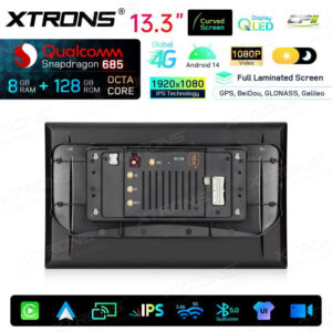 Android Autoradio Xtrons für Range Rover L405/L494 mit Bosch-System 8/128 GB – QIRH33RRVSB-10 CPII