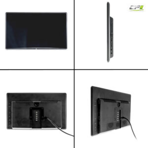 AMPIRE 12.4" RSE-Monitor mit Kopfstützen-Halterung, HDMI In/Out