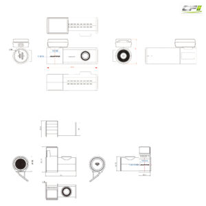 _AMPIRE 2-Kanal Dashcam, 4K Front und AHD Heck, WLAN und GPS