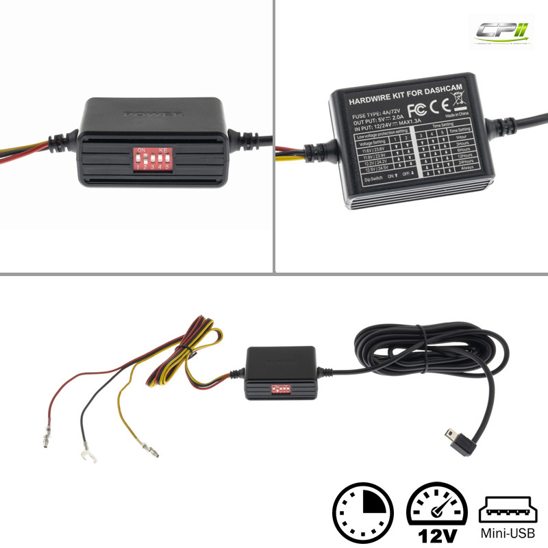 _AMPIRE 2-Kanal Dashcam, 4K Front und AHD Heck, WLAN und GPS