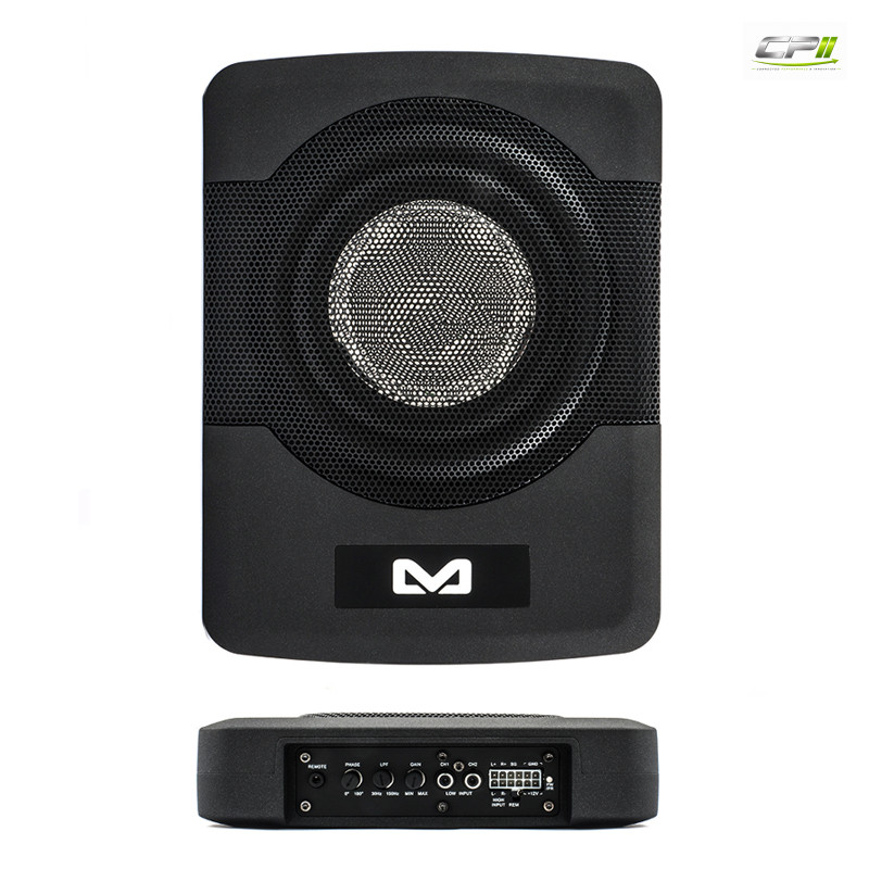 AMPIRE Aktiv-Subwoofer, 20cm (8'') 250/400 Watt mit "Auto Turn-On"