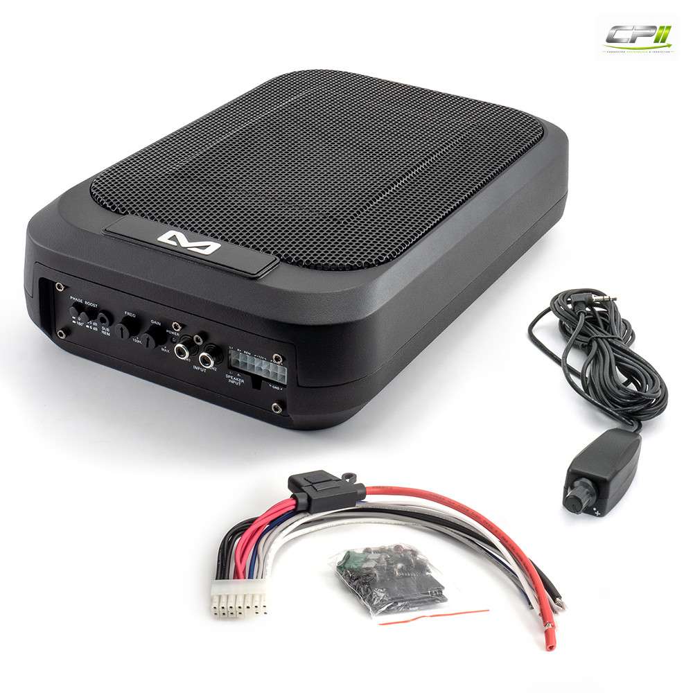 AMPIRE Aktiv-Subwoofer, 7"x9", 230/460 Watt mit "Auto Turn-On"