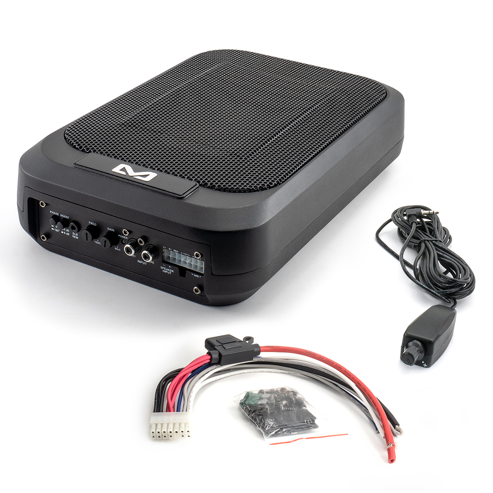 AMPIRE ACTIVE9-SQ Aktiv-Subwoofer 7"x9" Auto Turn-On 230/460W RMS – Bild 11