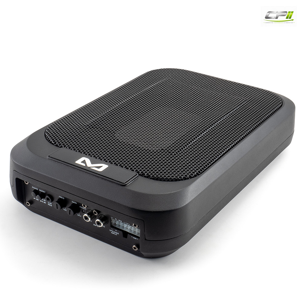 AMPIRE Aktiv-Subwoofer, 7"x9", 230/460 Watt mit "Auto Turn-On"